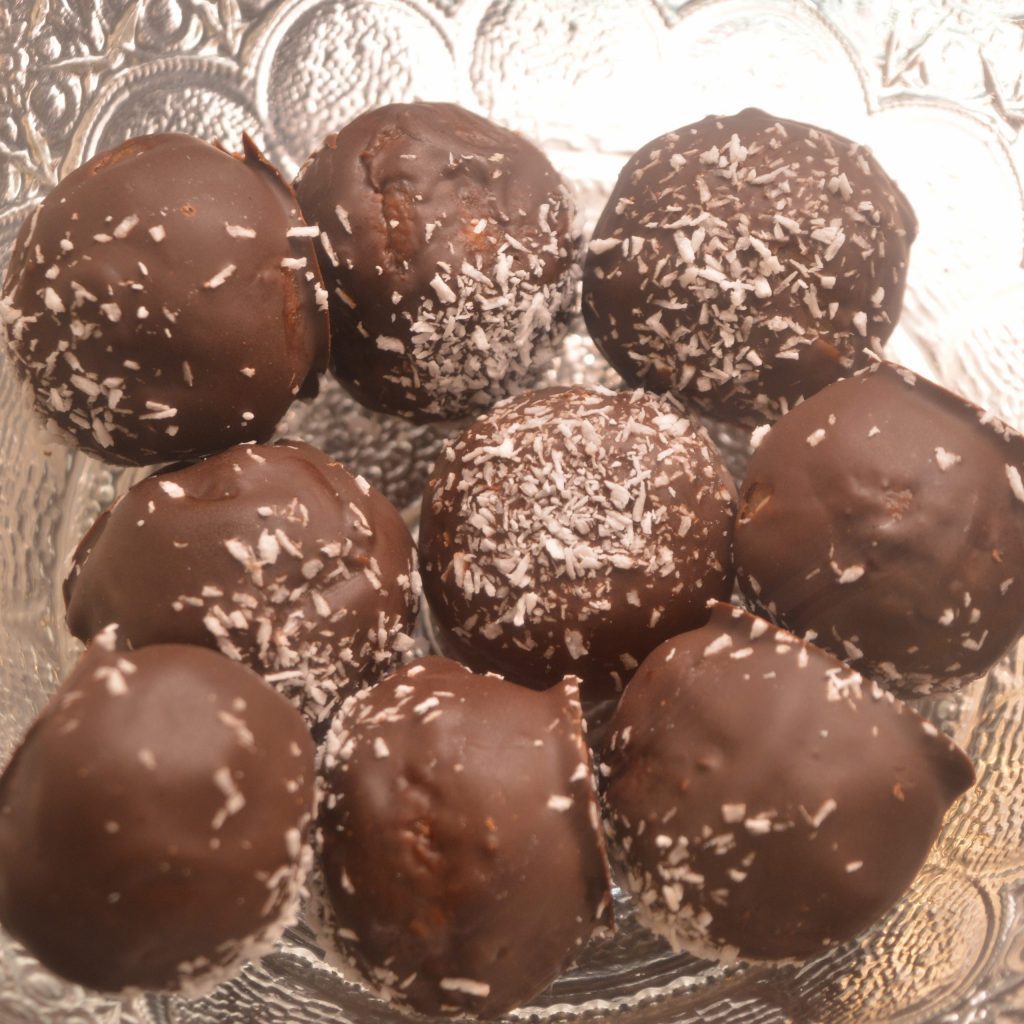 bolas de chocolate