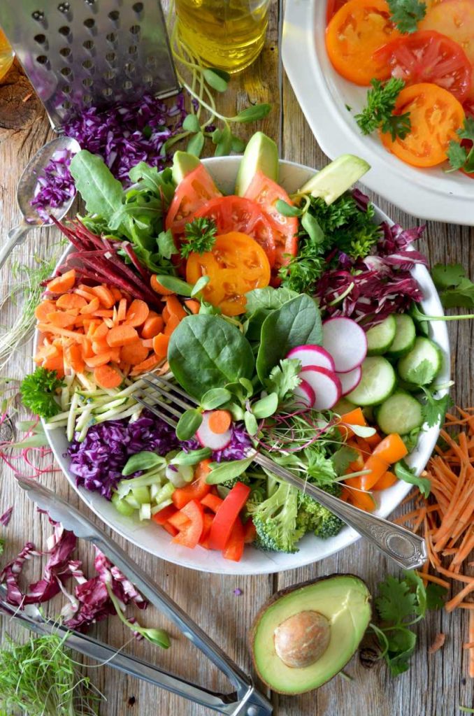 un bowl de ensalada